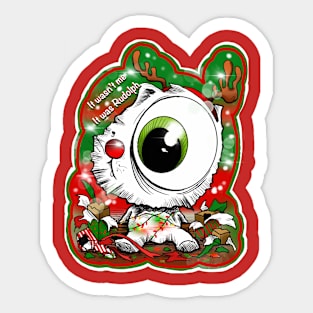 Christmas kitty Sticker